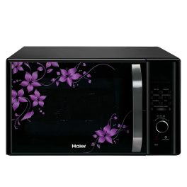 Haier HIL3001CBSH, 30 Litre Convection Microwave Oven with Low Temperature Cooking and 400 Auto Cook Menus, Black