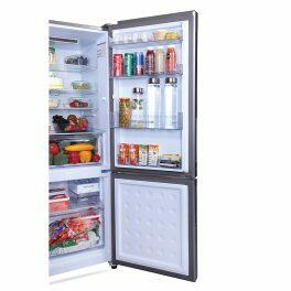 Haier 237 Litre 2 star Bottom Mount Refrigerator, Moon Silver (HRB-2872BMS)