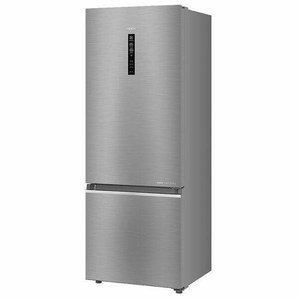 Haier 445 Litre 2 Star Bottom Mount Refrigerator, Inox Steel (HRB-4952BIS)