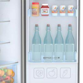 Haier 240 Litre 2 Star Double Door Frost Free Refrigerator, Silver (HRF-2902BMS)