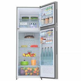Haier 240 Litre 2 Star Double Door Frost Free Refrigerator, Silver (HRF-2902BMS)