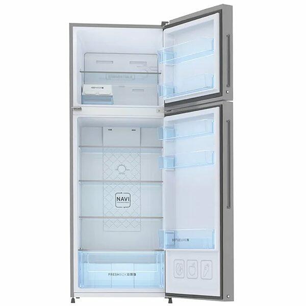 Haier 240 Litre 2 Star Double Door Frost Free Refrigerator, Silver (HRF-2902BMS)