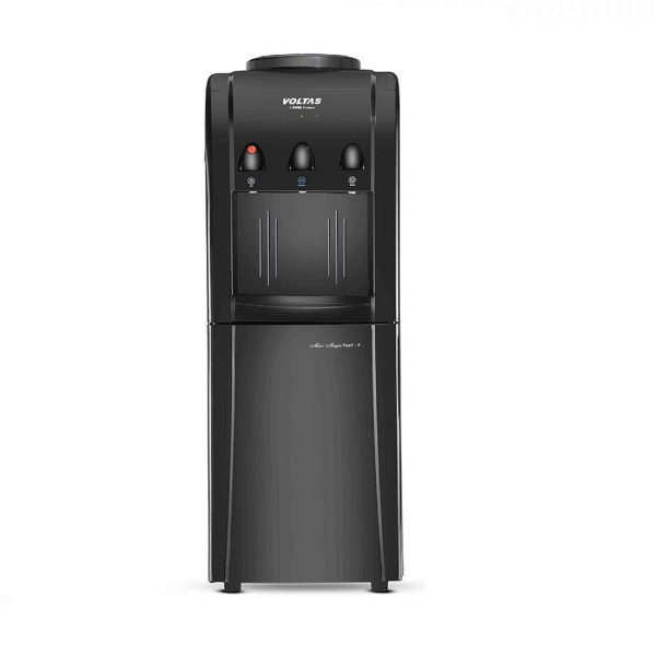 Voltas Pearl RB, Water Dispenser with 20 Litre Refrigerator with 3 Tap Cold, Hot and Normal, Black