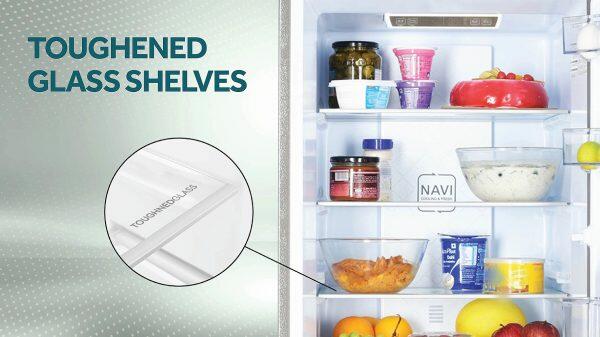 Haier 240 Litre 2 Star Double Door Frost Free Refrigerator, Silver (HRF-2902BMS)