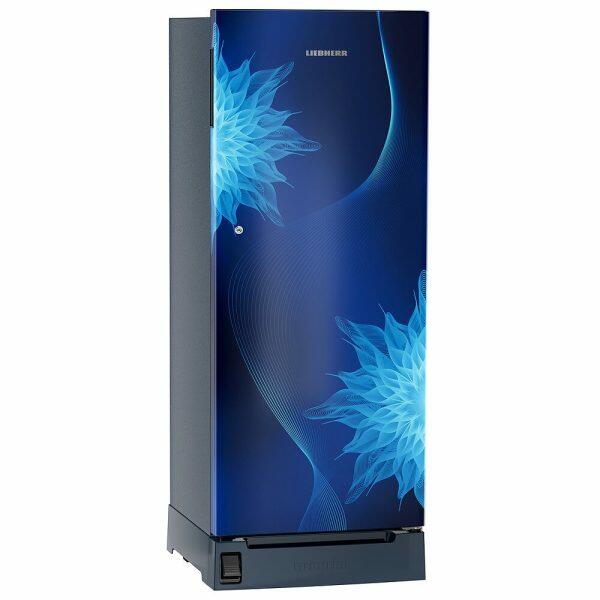 Liebherr DFPIME 2221, 222L 5 Star Inverter, Direct Cool Single Door Refrigerator, 20 Years Warranty on Compressor, Freezer 22 L, Blue Mystic