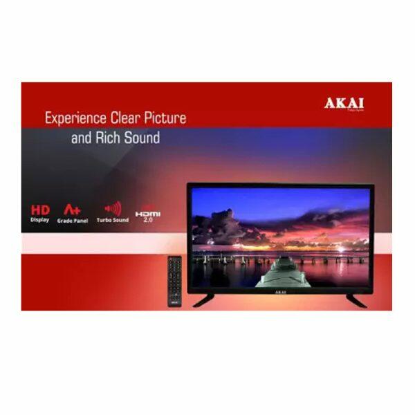 AKAI 60 cms HD Ready TV (AKLT24N-D53W, Black)