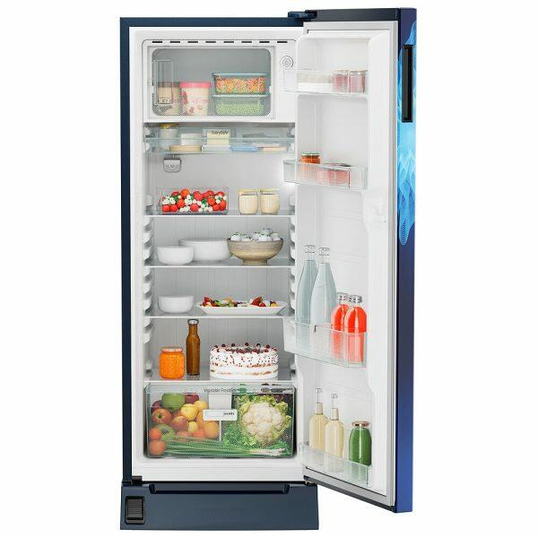 Liebherr DFPIME 2221, 222L 5 Star Inverter, Direct Cool Single Door Refrigerator, 20 Years Warranty on Compressor, Freezer 22 L, Blue Mystic