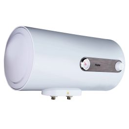 Haier ES15H-T1, 15 Litre Horizontal Storage Water Heater with 8 Bar Pressure and Shock Proof Technology, White