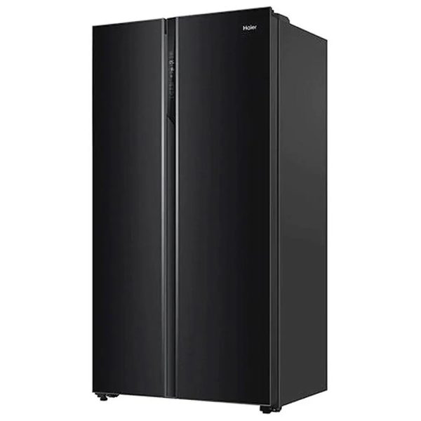 Haier 602 Litre Side By Side Refrigerator, Black Steel (HRS-682KS)