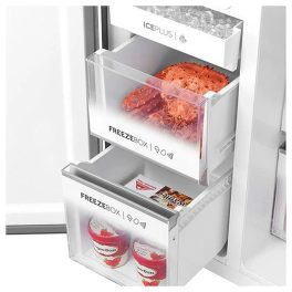 Haier 602 Litre Side By Side Refrigerator, Black Steel (HRS-682KS)