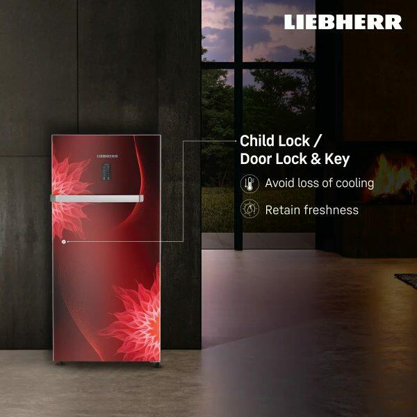 Liebherr DNBRMC 1911 Pure Single-door refrigerator 191 l in 3 star with iCoolTouch UI, Red Majestic