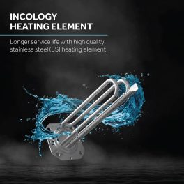 Haier ES15H-T1, 15 Litre Horizontal Storage Water Heater with 8 Bar Pressure and Shock Proof Technology, White