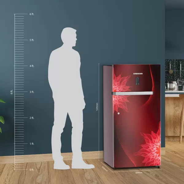 Liebherr DNBRMC 1911 Pure Single-door refrigerator 191 l in 3 star with iCoolTouch UI, Red Majestic