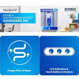Eureka Forbes AG200, Commercial UV Purifier with 4 Stage Purification with Built In Safety Mechnism and Digital Display, Blue