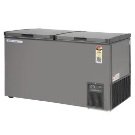 Voltas CVF500 488L Convertible Double Door Deep Freezer with 4 Star, Grey