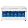 Haier HFC-550CM5, 550 Litre Combo Chest Freezer with Dual Condensor and Two Seperate Compartment with Interior Light, White