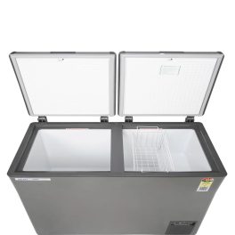 Voltas CVF500 488L Convertible Double Door Deep Freezer with 4 Star, Grey
