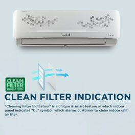 Lloyd GLS12I3FOSEC 1 Ton 3 Star Inverter Split AC with 4-in-1 Convertible, White