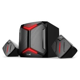 Boat Blitz 2000, 100W 2.1 Channel Multimedia Speaker, Black