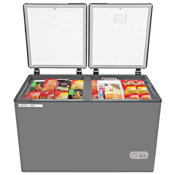 Voltas CVF405DDP 388L Convertible Deep Freezer with 4 Star, Grey