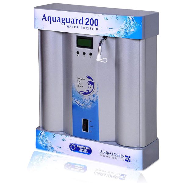 Eureka Forbes AG200, Commercial UV Purifier with 4 Stage Purification with Built In Safety Mechnism and Digital Display, Blue