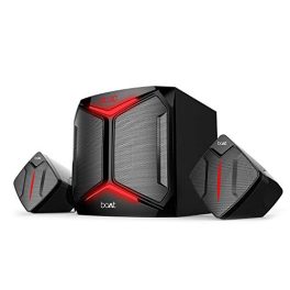 Boat Blitz 2000, 100W 2.1 Channel Multimedia Speaker, Black