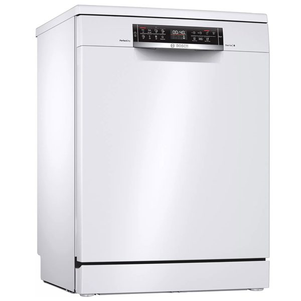 Bosch SMS6ZCW42E, 14 Place Dishwasher with Zeolith Perfect Dry Technology, Dosage Assist and IOT Enabled, White