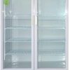 Elanpro ECG1075, 1000 Litre Double Door Visi Cooler with Double Vacuum Glass Door, Digital Temperature Display and LED Lighting, White