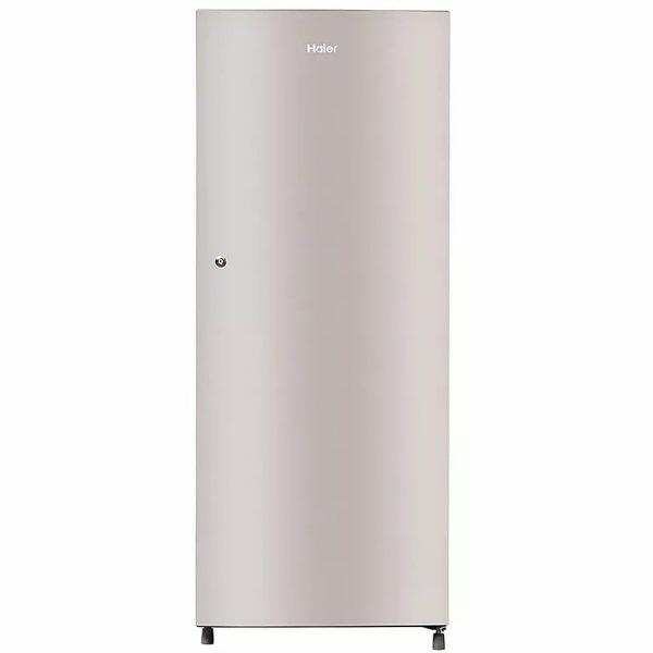 Haier 190 Litre 3 Star Single Door Refrigerator, Steel (HRD2103BIS)