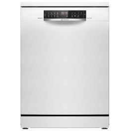 Bosch SMS6ZCW42E, 14 Place Dishwasher with Zeolith Perfect Dry Technology, Dosage Assist and IOT Enabled, White