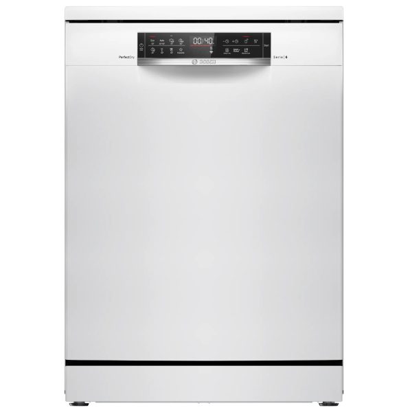 Bosch SMS6ZCW42E, 14 Place Dishwasher with Zeolith Perfect Dry Technology, Dosage Assist and IOT Enabled, White