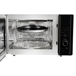 Haier HIL3001CBSH, 30 Litre Convection Microwave Oven with Low Temperature Cooking and 400 Auto Cook Menus, Black