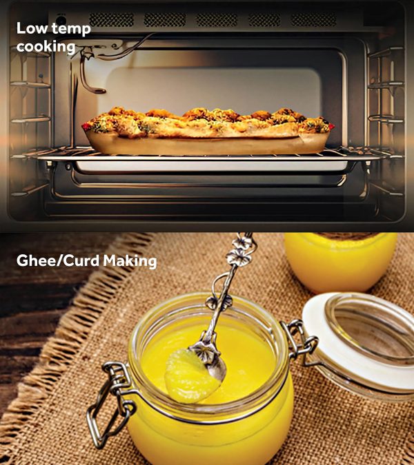 Haier HIL3001CBSH, 30 Litre Convection Microwave Oven with Low Temperature Cooking and 400 Auto Cook Menus, Black