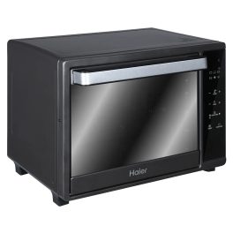 Haier HIL3501GR, 35 Litre Oven Toaster Grill with Digital Control, Motorized Rotisserie and Kebab Making Accesories, Grey