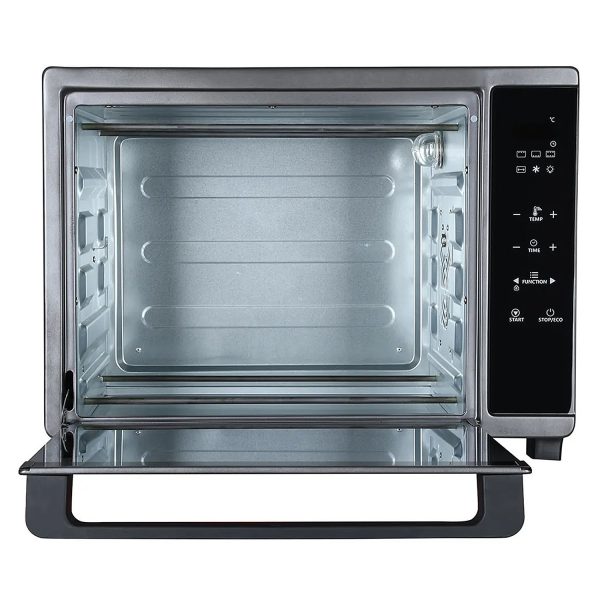 Haier HIL3501GR, 35 Litre Oven Toaster Grill with Digital Control, Motorized Rotisserie and Kebab Making Accesories, Grey