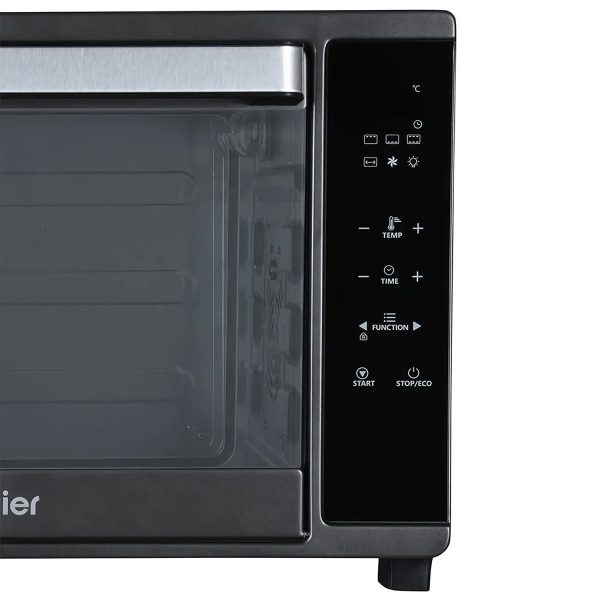 Haier HIL3501GR, 35 Litre Oven Toaster Grill with Digital Control, Motorized Rotisserie and Kebab Making Accesories, Grey