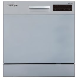 Voltas DT8S, 8 Place Table Top Dishwasher wih 6 Wash Program, 2 Wash Level and Intensive 70 Degree Wash, Silver