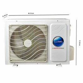 Lloyd GLS12I3FOSEC 1 Ton 3 Star Inverter Split AC with 4-in-1 Convertible, White