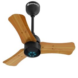 Atomberg Renesa+ 600, 24 Inch BLDC Ceiling Fan with Remote Control and LED Indicators, Golden Oakwood