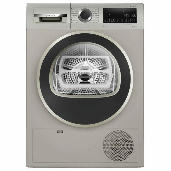 Bosch WPG24108, 9 KG Fully Automatic Front Load Condensor Tumbler Dryer with Anti Crease and Allergy Plus, Silver