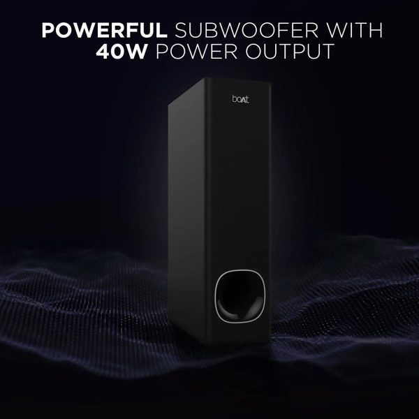 boat Aavante Bar 1200, 80W Soundbar with High Integrated Control, Black