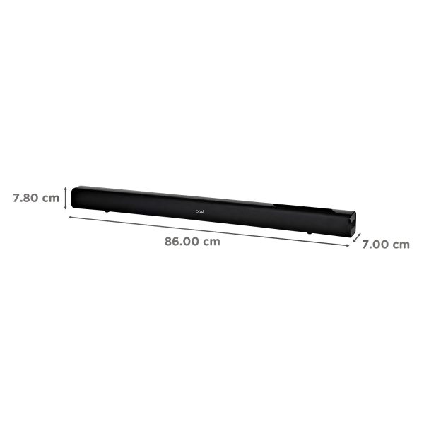 boat Aavante Bar 1200, 80W Soundbar with High Integrated Control, Black