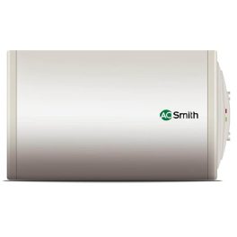 AO Smith Elegance 25, 25 Litre Storage Water Heater with Blue Diamond Glass and Glass Coated Incoloy heating element, White