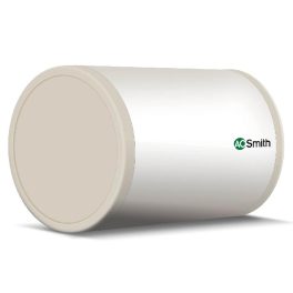 AO Smith Elegance 25, 25 Litre Storage Water Heater with Blue Diamond Glass and Glass Coated Incoloy heating element, White