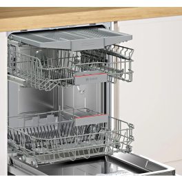 Bosch SMV6HVXOOI, 14 Place Fully Integrated Dishwasher with IOT, Extra Dry and 10 Year Rust Through Warranty, White