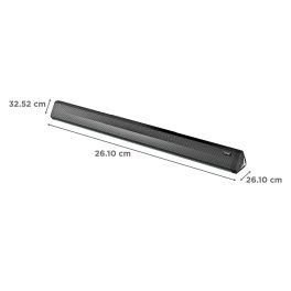 boat Aavante Bar Aura, 160W Soundbar with 2.1 Channel Wired Subwoofer, Pitch-Black