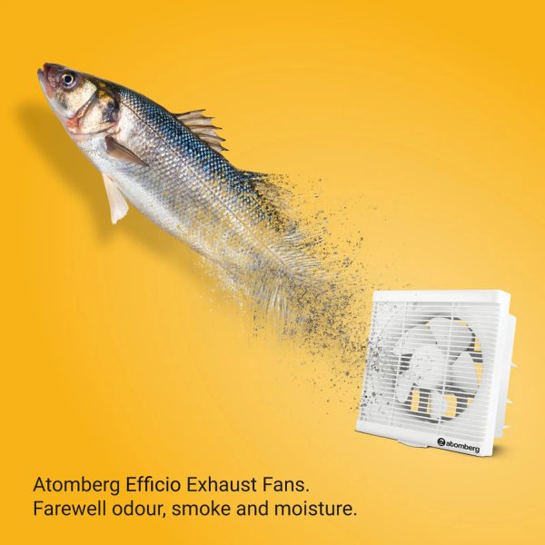 Atomberg Efficio 150, 8 Inch BLDC Fan Motor with Silent Operation, White
