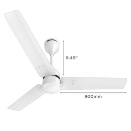 Atomberg Renesa 900, 36 Inch BLDC Ceiling Fan with Remote Control and LED Indicators, White