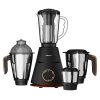 Bajaj Ninja Series Virtue, 750 Watt 4 Jar Mixer Grinder with Dura Cut Blades and Cord Winder, Black
