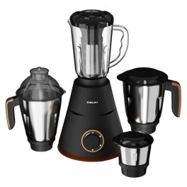 Bajaj Ninja Series Virtue, 750 Watt 4 Jar Mixer Grinder with Dura Cut Blades and Cord Winder, Black